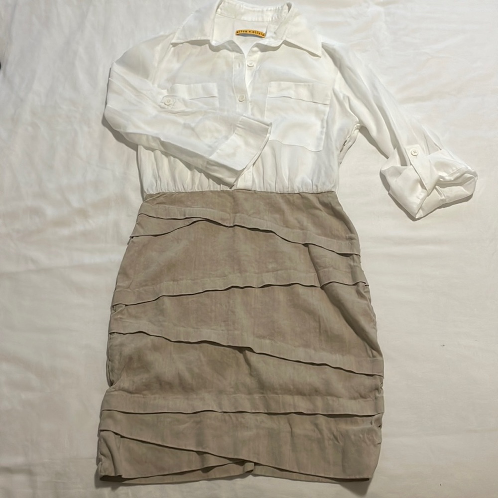 Alice + Olivia Blouse Dress Size Small